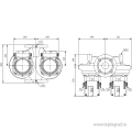 Сдвоенный циркуляционный насос Wilo TOP-SD 80/10 DM PN10 3x400
