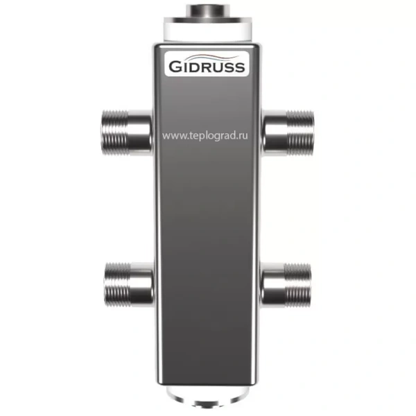 Гидрострелка Gidruss GRSS-40-20 (до 40 кВт, G 3/4, нерж. сталь)