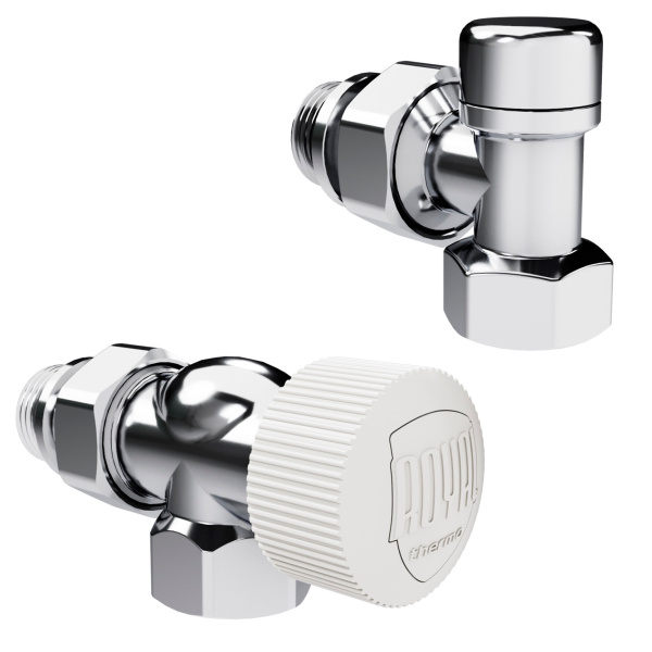 Набор термостатический осевой Royal Thermo Design 1/2" М30х1,5 (хром)