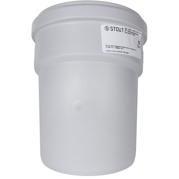 Отвод канализационный Stout 110x30° бесшумный