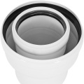 Переход Rommer с Ø60/100 на Ø80/125 конденсационный