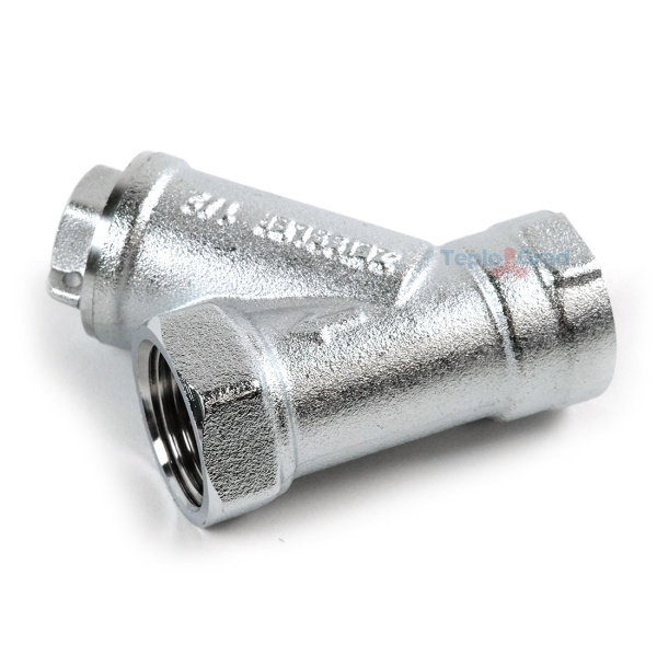 Фильтр косой Zeissler 1/2 300 мкм никелированный