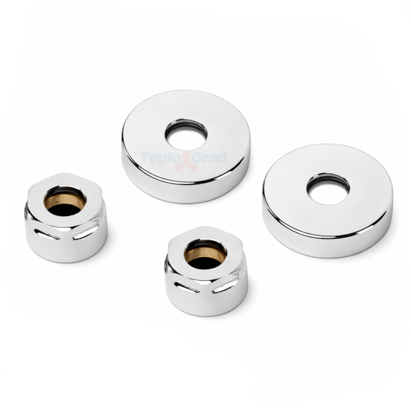 Набор подключения Royal Thermo Design 3/4" ЕК - 15 мм (хром)