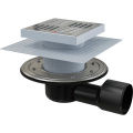 Душевой трап AlcaPlast APV3444 150x150 DN50/75 регулируемый, горизонтальный выпуск