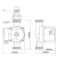 Насос циркуляционный Aquario AC 256-130