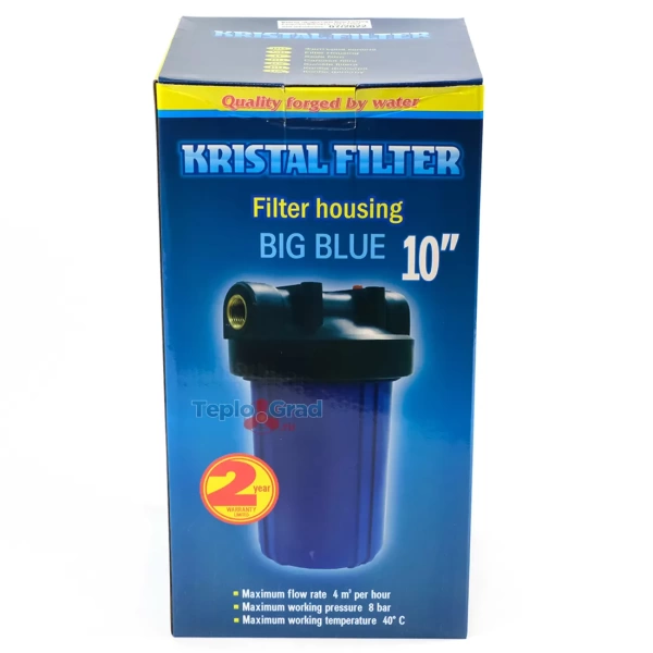 Фильтр для холодной воды Kristal Filter Big Blue T 10 прозрачный