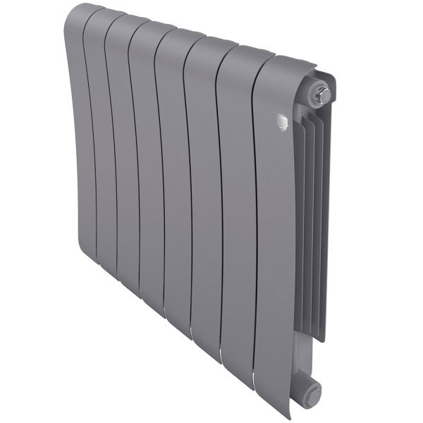 Биметаллический радиатор Royal Thermo Infinity 500 Silver Satin 8 секций
