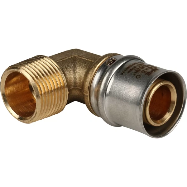 Угольник с наружной резьбой прессовой Stout 3/4 x 26