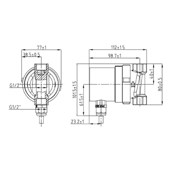 Циркуляционный насос Wilo NOZ 15/1,5 для ГВС