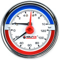 Термоманометр аксиальный Valfex 63 мм, 0-10 бар, 1/2