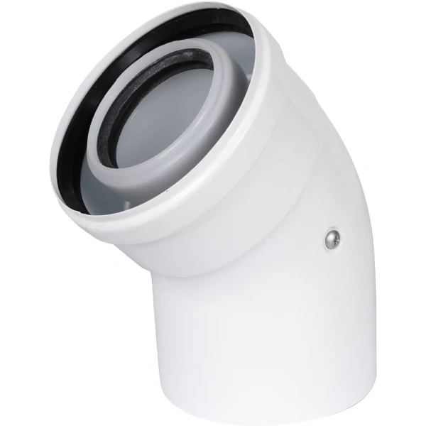 Отвод конденсационный Rommer 60/100 45°