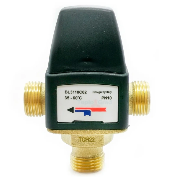 Термостатический смесительный клапан Zeissler 1/2 35-60°С KVs 1.6 BL3110C02