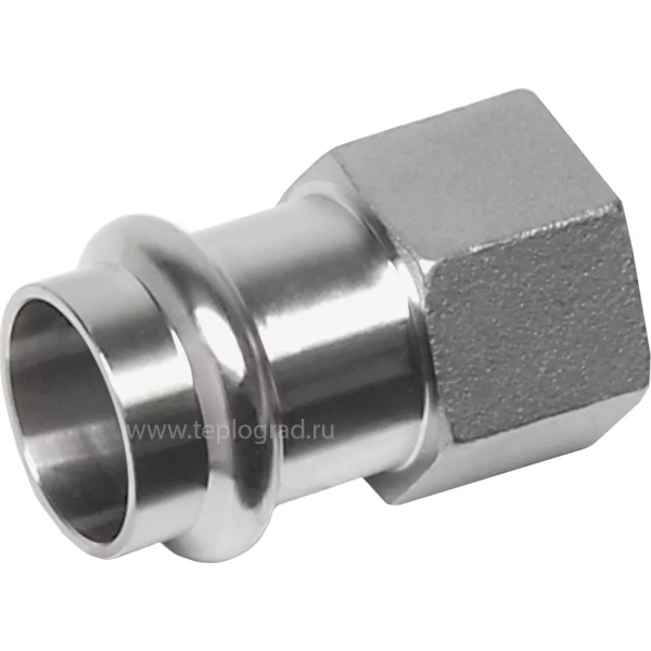 Муфта переходная 18x1/2 ВПр-ВР Sanha 9270G, нержавеющая сталь