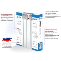 Биметаллический радиатор Stout Space 350 6 секций