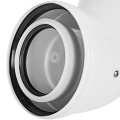 Отвод коаксиальный Stout 80/125 90° (п-м) для конденсационных котлов