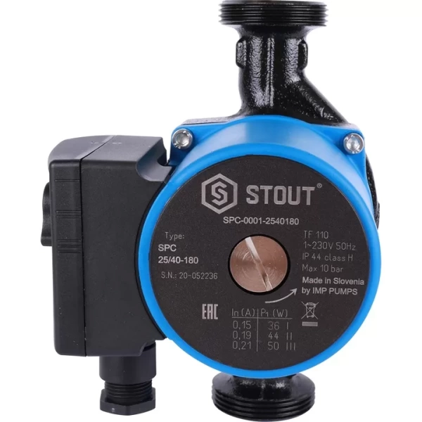 Циркуляционный насос Stout 25/40-180