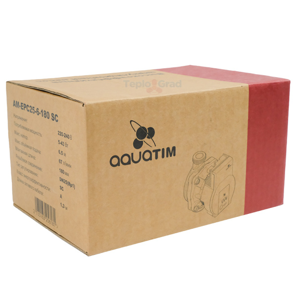 Циркуляционный насос AquaTIM AM-EPC25-6-180 SC с частотным регулированием