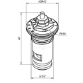 Вставка термостатическая Rommer M30x1,5 (KV07-V)
