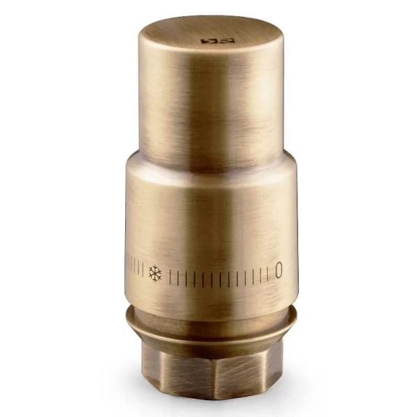 Термостатическая головка Royal Thermo Design PRO М30x1,5 бронза
