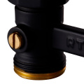 Узел нижнего подключения Royal Thermo прямой 1/2x3/4, черный