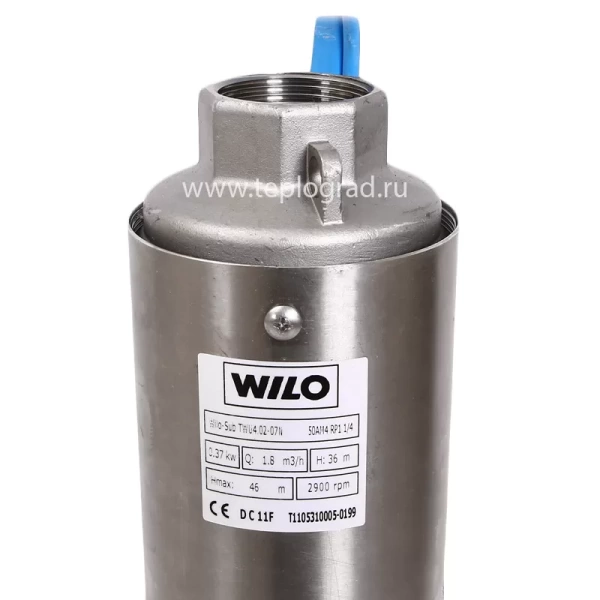 Скважинный насос Wilo Sub TWU 4 0207 C 1x230 без пусковой коробки