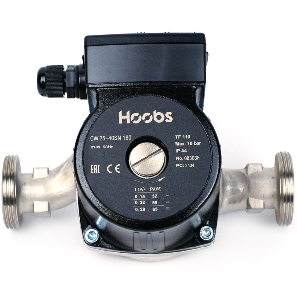 Циркуляционный насос Hoobs CW 25-40SN 180мм нержавеющая сталь