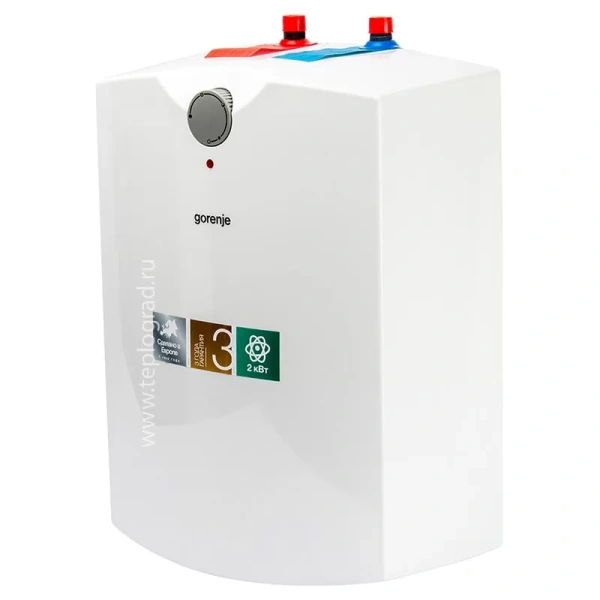 Накопительный водонагреватель Gorenje GT 10 U/V6 устанавливается под мойкой
