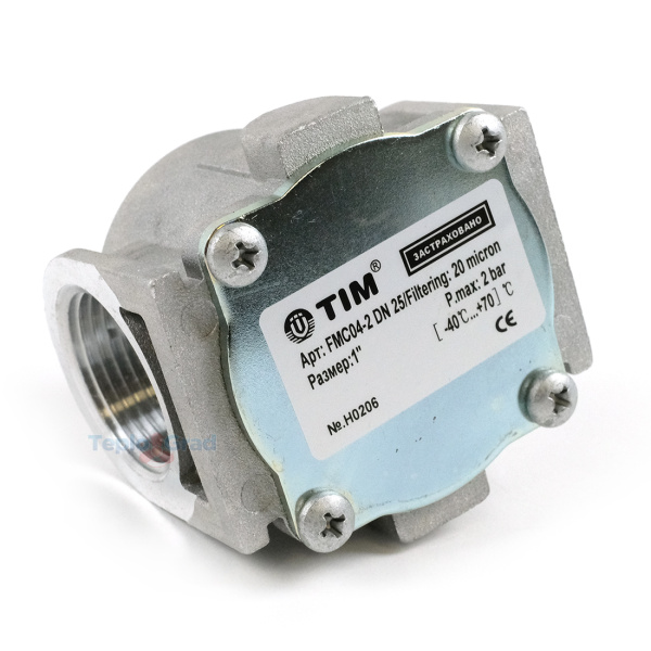 Газовый фильтр компактный TIM 1 (до 20 микрон)