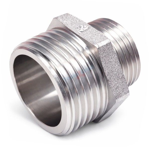 Ниппель переходной 1 1/2x1 НН никелированный Zeissler