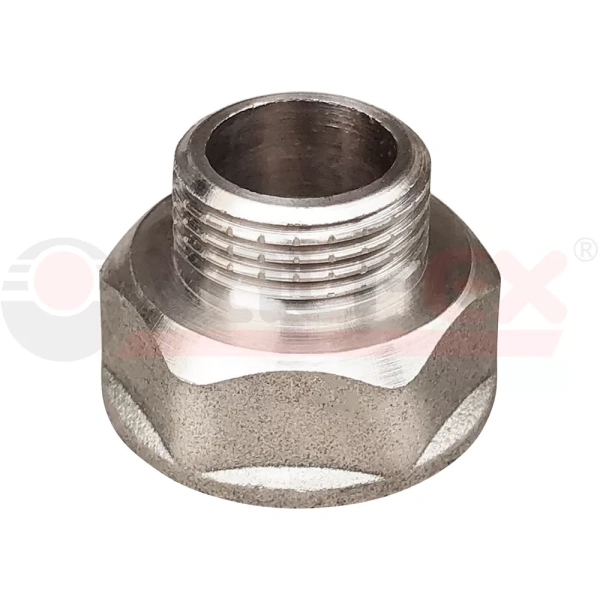 Муфта переходная 1/2x1/4 ВН никелированная Valfex