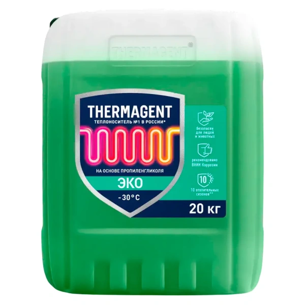 Теплоноситель Thermagent ЭКО -30 20 кг на основе пропиленгликоля