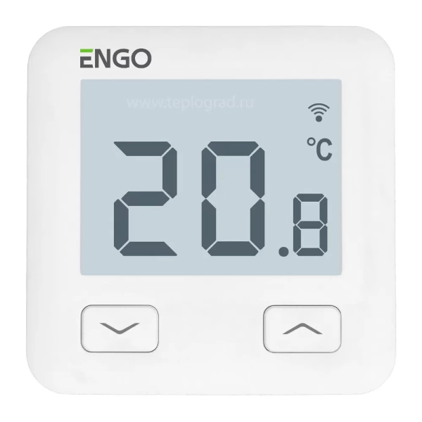 Комнатный термостат Engo E10W230 электронный Wi-Fi белый
