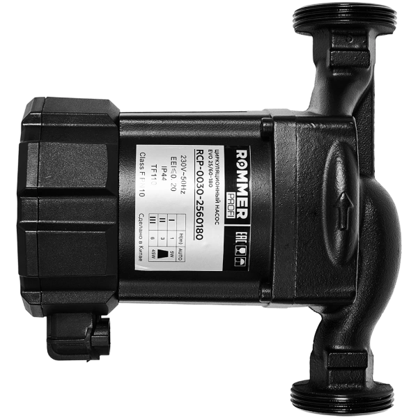 Циркуляционный насос Rommer Profi EVO 25/60-180 с теплоизоляцией