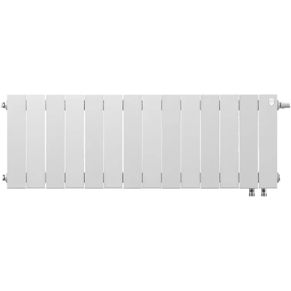 Биметаллический радиатор Royal Thermo PianoForte 300 Bianco Traffico VDR80 14 секций с нижним подключением