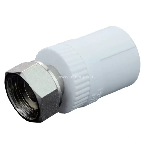 Муфта комбинированная TIM с накидной гайкой 20x3/4 PP-R