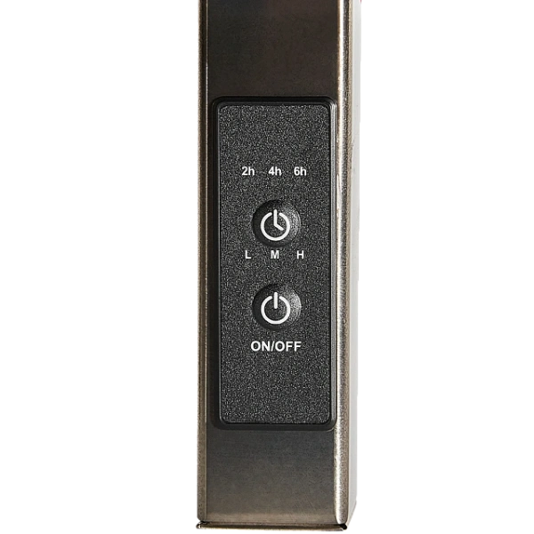 Электрический полотенцесушитель Stout SOUL quadro 500x800 оружейная сталь