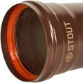 Удлинитель дымохода Stout Dn 80 250 мм коричневый