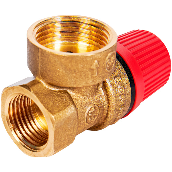 Предохранительный клапан Rommer 1,5 бар 1/2x3/4 для системы отопления