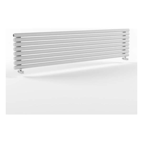 Стальной трубчатый радиатор Stout Warmmet Power 76H длина 750 мм 8 секций, нижнее правое подключение