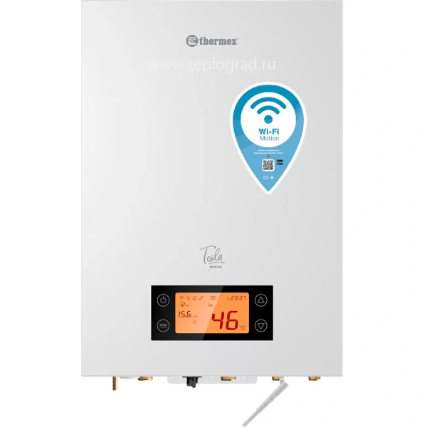 Электрический двухконтурный котел Thermex Tesla 12-24 кВт Wi-Fi