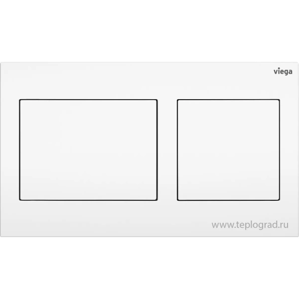 Кнопка смыва Viega Prevista Visign for Style 21 8611.1 для смывных бачков, пластик, альпийский белый