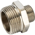 Ниппель переходной 3/4x3/8 НН никелированный Stout