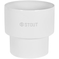 Адаптер соединительный Stout переход с Dn 100 (п) на Dn 125 (п)