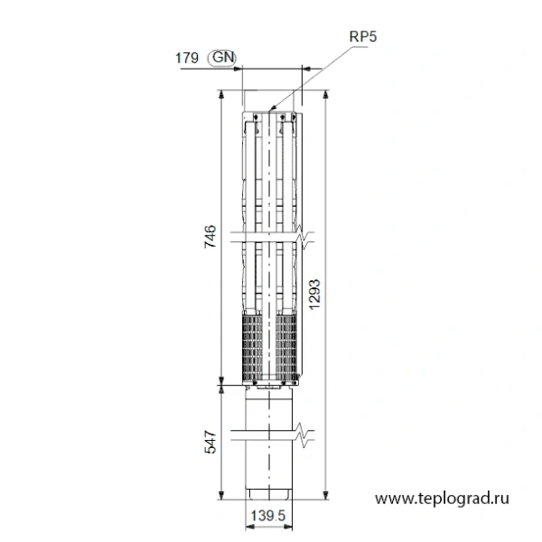 Скважинный насос Grundfos SP 95-2-BB 3x380 6" 190019D2