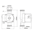 Насос циркуляционный Aquario AC 204-130