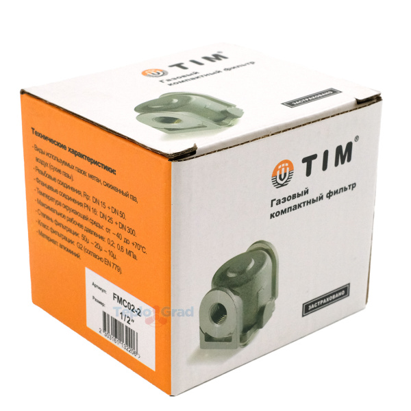 Газовый фильтр компактный TIM 1/2 (до 20 микрон)