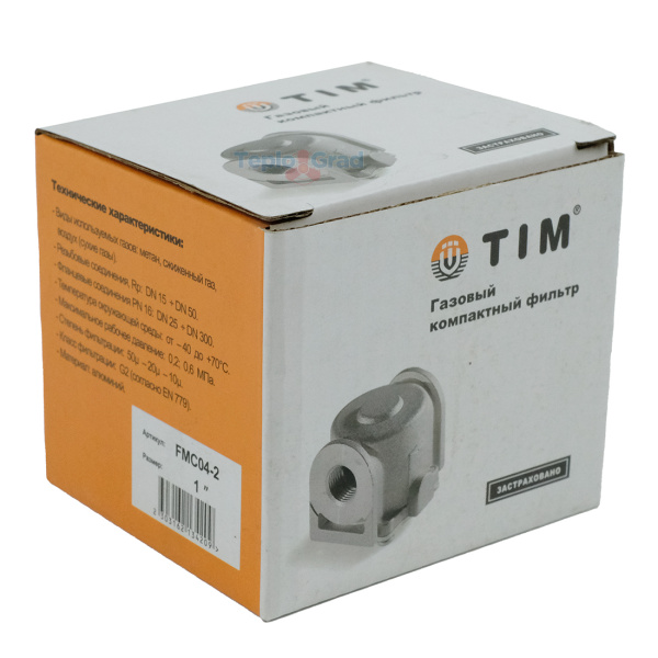Газовый фильтр компактный TIM 1 (до 20 микрон)