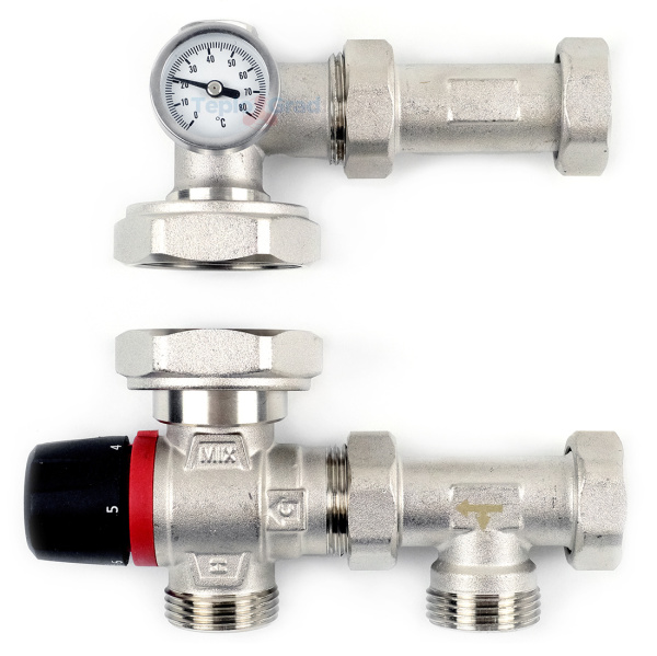 Смесительный узел Wester серии S DN25 20-43°C