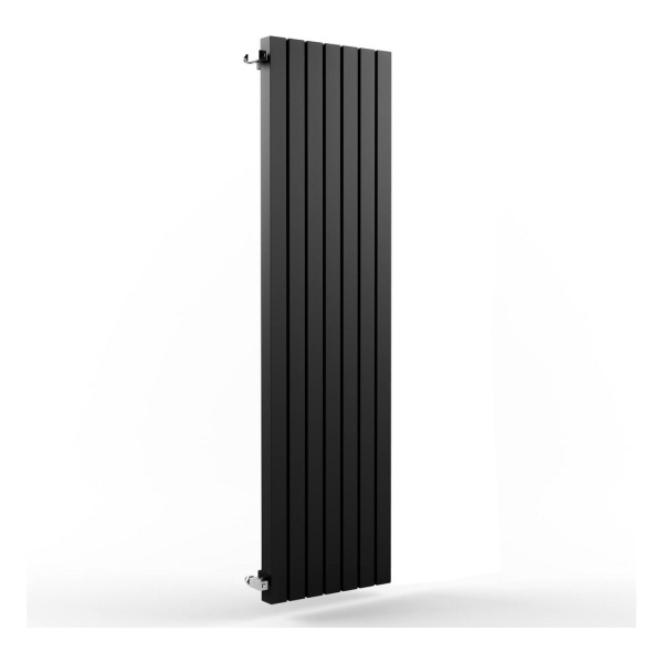Стальной трубчатый радиатор Stout Warmmet Power 60V высота 750 мм 7 секций, нижнее правое подключение (черный)