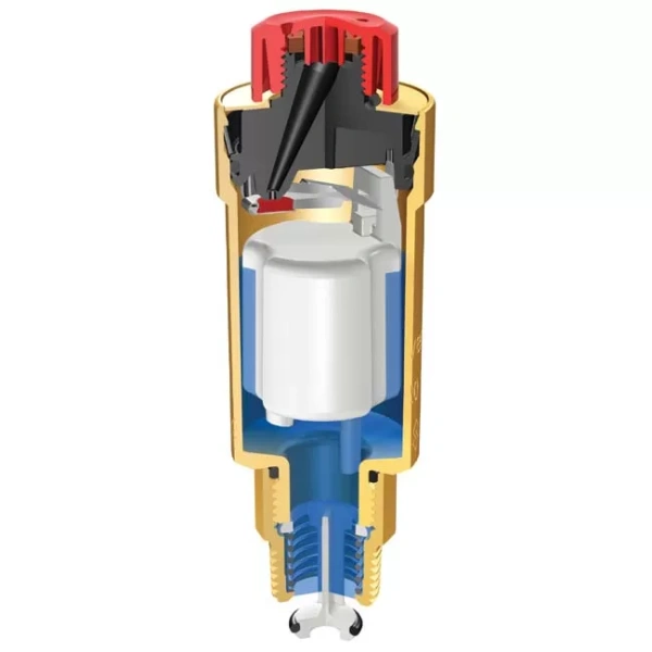 Автоматический воздухоотводчик Flamco Flexvent G 1/2 с отсечным клапаном, 89000